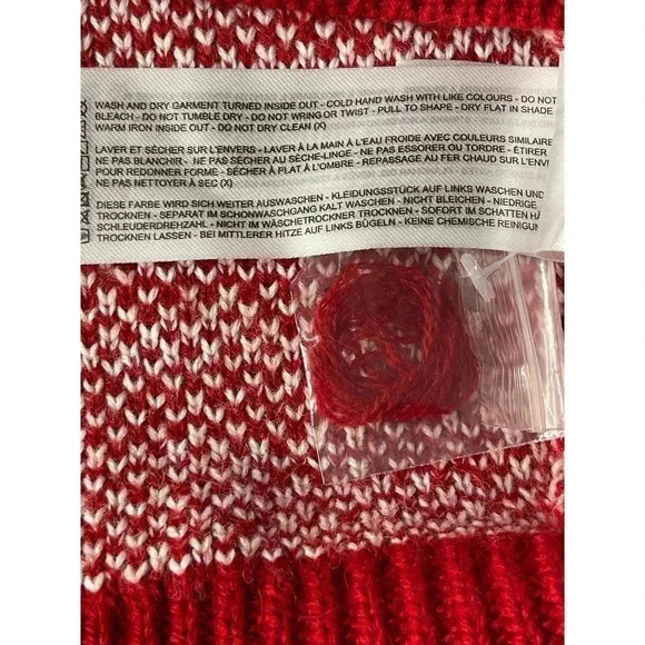 The fifth label NWT Womens Angle Knit sweater size Large Red/white - Picture 9 of 13
